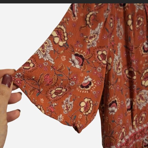 Knox Rose, fall colors, maxi dress, size XXL - Picture 3 of 6